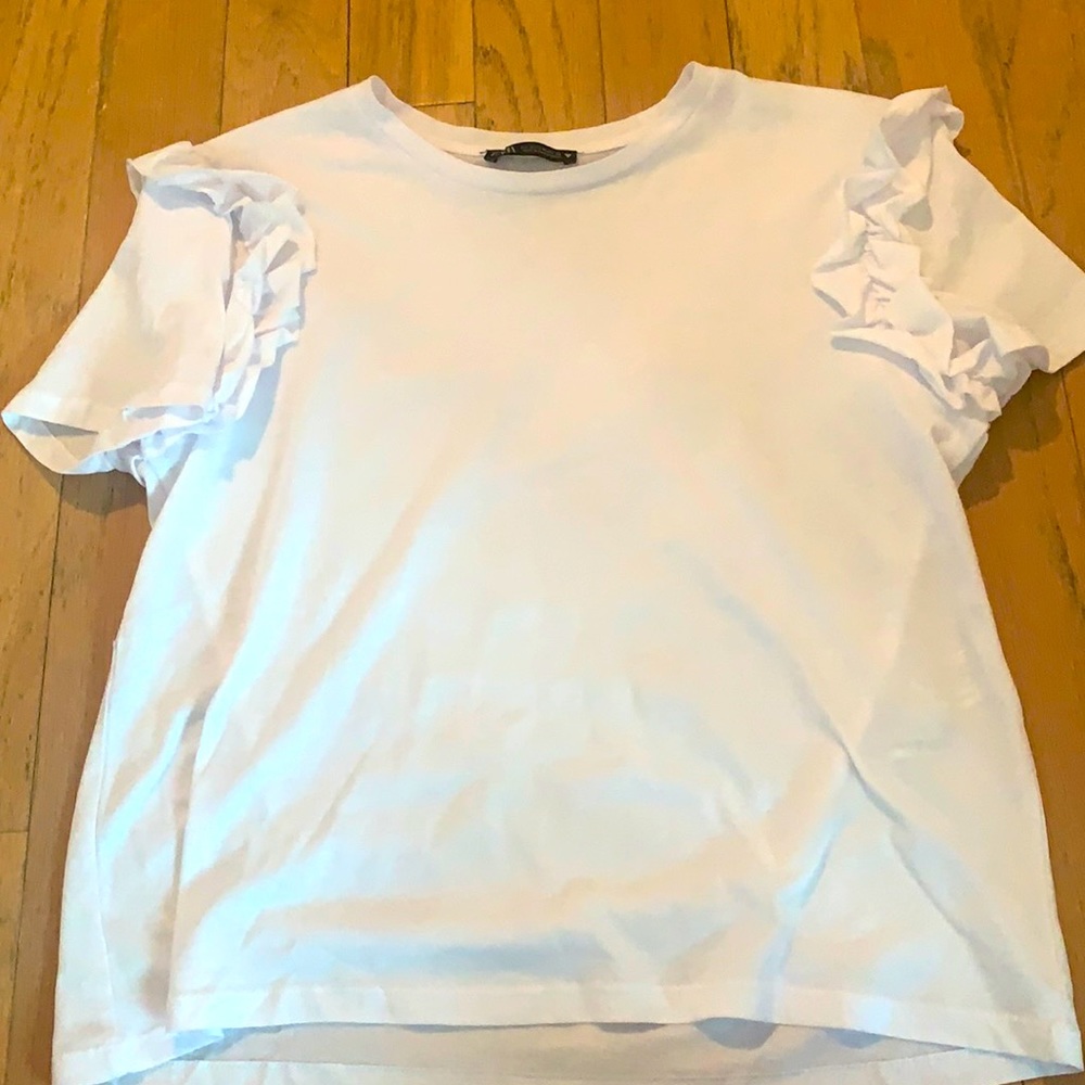 Zara ruffle top